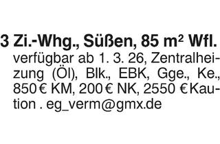 Wohnung mieten in 73079 Süßen, 3 Zimmer Wohnung Süßen