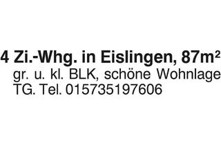 Wohnung mieten in 73054 Eislingen, 4.-Zi.-Whg.Eislingen