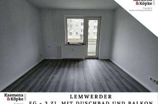 Wohnung mieten in 27809 Lemwerder, Ab 01.04.25 - Helle 3 Zimmer mit Balkon und nagelneuer Einbauküche