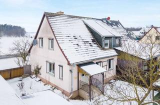 Doppelhaushälfte kaufen in 15377 Märkische Höhe, Doppelhaushälfte in Reichenberg bei Buckow - Keller, Einbauküche, Doppelgarage, Naturpanorama usw.