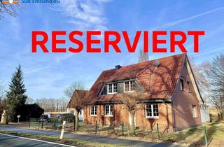 Einfamilienhaus kaufen in 48496 Hopsten, RESERVIERT - Alleinlage! Einfamilienhaus mit Nebengebäude in Hopsten-Halverde