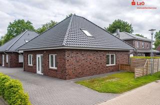 Einfamilienhaus kaufen in 26689 Apen, Moderner Bungalow mit 5 Schlafzimmern in kinderfreundlicher Lage von Augustfehn
