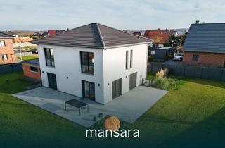 Villa kaufen in 39345 Bülstringen, Hochwertige Stadtvilla von 2024 - modern konzipiert in ruhiger Wohnlage nahe Haldensleben