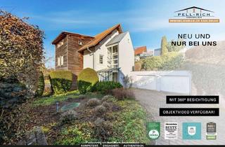 Haus kaufen in 76359 Marxzell, WOHNEN MIT WEITBLICK: Attraktives Architektenhaus für zwei Familien in schöner Höhenlage