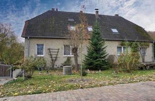 Doppelhaushälfte kaufen in 17268 Boitzenburger Land, Großzügiges Grundstück in ruhiger Lage – Doppelhaushälfte mit Entwicklungspotenzial