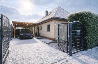 Einfamilienhaus kaufen in 39291 Möckern, Freistehendes Einfamilienhaus mit Pool, Doppelgarage & PV-Anlage in Möckern OT Theeßen