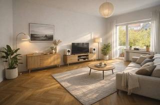 Wohnung kaufen in 40237 Düsseltal, Stilvolles Wohnen im Zooviertel – Altbaucharme gepaart mit Parkett und hohen Decken!