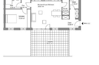 Wohnung mieten in Liebrechtstr. 63 A, 30519 Waldheim, Großzügige 2-Zimmer-Wohnung mit großer Terrasse
