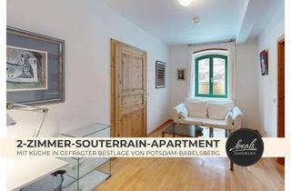 Wohnung mieten in Karl-Marx-Str. 71, 14482 Babelsberg Nord, Zwei-Zimmer-Souterrain-Apartment, mit Küche in gefragter Bestlage von Potsdam-Babelsberg