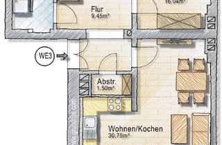 Wohnung mieten in 02826 Rauschwalde, 3-Raum-Wohnung mit offener Küche, Balkon und Wohnbad