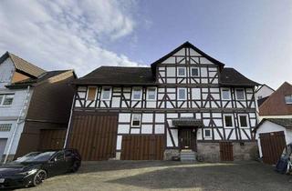 Haus kaufen in 37247 Großalmerode, Schönes Fachwerkhaus mit Scheune und Ausbaureserve in Großalmerode-Uengsterode