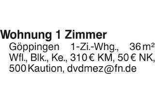 Wohnung mieten in 73033 Göppingen, Wohnung 1 Zimmer