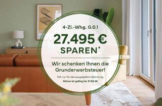 Wohnung kaufen in Stadion-Anlage 8, 68782 Brühl, Brühl - Grunderwerbsteuer geschenkt! 4-Zimmer-Neubauwohnung mit sonniger Terrasse