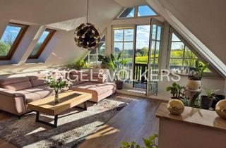 Wohnung kaufen in 18059 Papendorf, Lichtdurchflutete Maisonettewohnung mit Blick ins Grüne