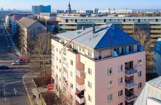 Penthouse kaufen in 01309 Striesen-West, Penthouse-Stil + Aufzug + TG-Stellplatz + Dachterrasse