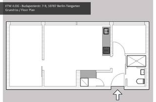 Wohnung kaufen in Budapesterstraße, 10787 Tiergarten, 3-Zi mit TG-Stellplatz in City-West! Provisionsfrei!