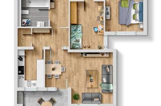 Wohnung kaufen in 88348 Bad Saulgau, Helle 3-Zimmer-Wohnung mit Balkon in zentrumsnaher Lage - ideal als Kapitalanlage!