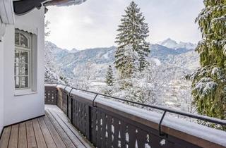 Wohnung kaufen in 82467 Garmisch-Partenkirchen, Luxuriöse Altbauwohnung mit historischem Charme und beeindruckendem Panoramablick
