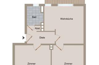 Wohnung kaufen in 50733 Nippes, PROVISIONSFREI! PERFEKT geschnitten, WG-geeignet, bezugsfrei, renoviert!