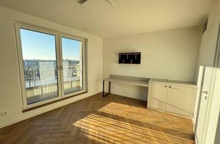 Wohnung mieten in Michael-Brückner-Straße 7a, 12439 Niederschöneweide, Blick über Schöneweide! Moderne 1 Zimmer Wohnung mit Terrasse