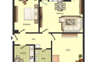 Wohnung mieten in Harkortstraße 17, 59423 Unna, Gemütliche 3-Zimmer-Etagenwohnung in Unna – 60 m², 3. Etage