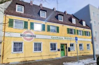 Gewerbeimmobilie kaufen in 84489 Burghausen, **Genehmigtes Neubaukonzept**Wohn- & Geschäftshaus mit Gaststätte und vier Wohnungen im Zentru