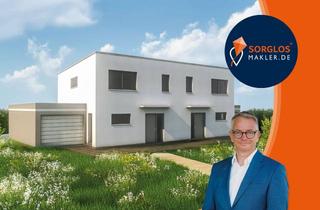 Doppelhaushälfte kaufen in 39175 Biederitz, Ankommen & wohlfühlen: Neubau-Doppelhaushälfte mit Garten in Biederitz