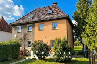 Doppelhaushälfte kaufen in 01983 Großräschen, Charme trifft Moderne: Hochwertig sanierte Doppelhaushälfte mit Kamin – Sofort bezugsfertig!