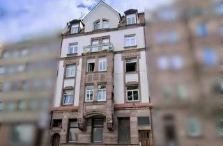 Gewerbeimmobilie kaufen in 90408 Nürnberg, Gewerbe (105m²) & Wohnen (65m²) zentrumsnah vereint; Urbaner Rohdiamant für Visionäre