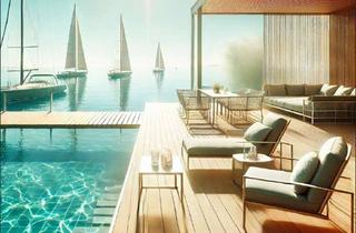 Grundstück zu kaufen in 04575 Neukieritzsch, Seegrundstück in 1. Reihe am Hainer See mit eigenem Seezugang