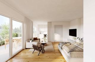 Wohnung kaufen in Rather Broich 154, 40470 Rath, Neubau-Erdgeschosswohnung mit Sonnenterrasse in Südausrichtung auf der ruhigen Gartenseite