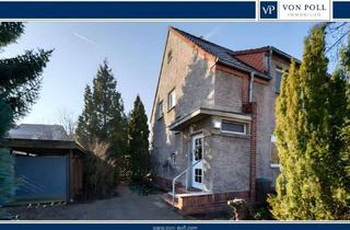 Doppelhaushälfte kaufen in 12623 Mahlsdorf, Attraktive Doppelhaushälfte mit Potenzial auf großem Grundstück in ruhiger Wohnlage