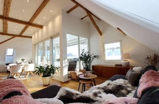 Lofts mieten in 88145 Hergatz, Stilvolle Loft-Wohnung mit Bergsicht in einem ehemaligen Bauernhof