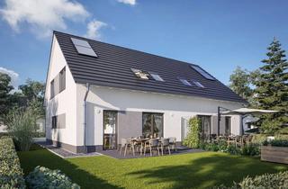 Haus kaufen in 15345 Altlandsberg, Grundstück geeignet für dein Doppelhaus: Zwei moderne Wohneinheiten mit F