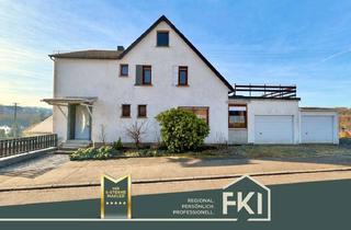 Einfamilienhaus kaufen in 57520 Steinebach, **geräumiges Einfamilienhaus mit vier Garagen und Gartengrundstück in Steinebach / Sieg**