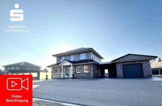 Villa kaufen in 26810 Westoverledingen, Doppelstöckige Stadtvilla in bester Lage - großes Grundstück