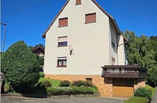 Einfamilienhaus kaufen in 36391 Sinntal, massiv gebautes Wohnhaus mit Garage und Gartenhaus in Sinntal-Züntersbach