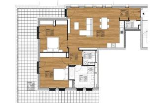Penthouse kaufen in 54295 Trier, Tolle Penthousewohnung mit großer Dachterrasse im Energiesparhaus in Trier-Kürenz