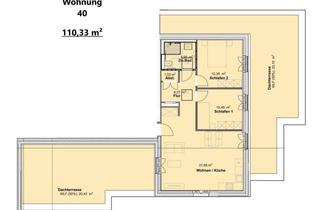 Penthouse kaufen in 54294 Trier, Helle Penthousewohnung mit großen Dachterrassen im KFW 40 QNG Energiesparhaus