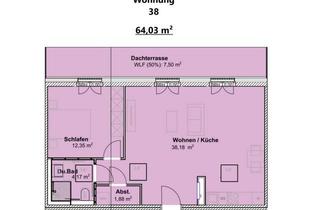 Penthouse kaufen in 54294 Trier, Sonnige Penthousewohnung mit Dachterrasse im KFW 40 QNG Energiesparhaus mit SonderAFA