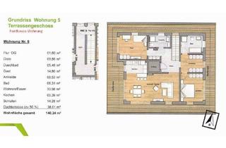 Penthouse kaufen in 80809 Milbertshofen-Am Hart, Rarität - traumhaftes Penthouse in begehrter Lage von München mit Aufzug und TG-Stellplatz