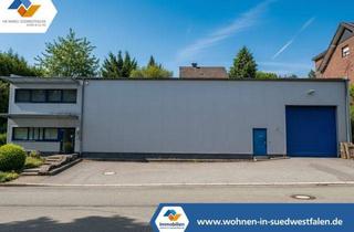 Geschäftslokal mieten in 58553 Halver, VR Immo: Gewerbehalle mit integriertem Bürotrakt