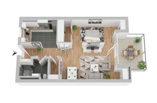 Wohnung mieten in Frankenallee 98-102, 60326 Gallus, *NEUBAU Erstbezug* - charmant und hell