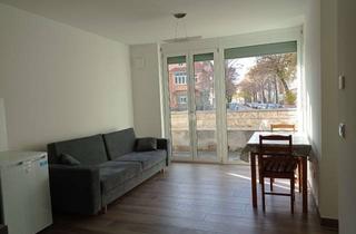 Wohnung mieten in Schlachthofstrasse, 99423 Nordvorstadt, Helles 1,5-Zimmer-Apartment, große Terrasse, Einbauküche, teilmöbliert