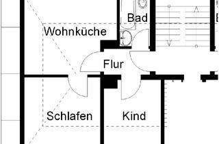 Wohnung mieten in Güntherstr. 36, 30519 Döhren, Unterm Dach wird es gemütlich - Schicke 2-Zimmer-Wohnung