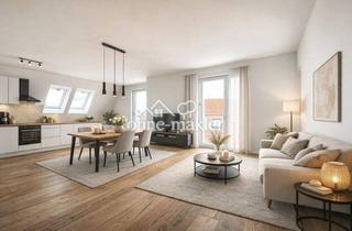 Wohnung mieten in 75249 Kieselbronn, Helle 3-Zimmer-Dachgeschosswohnung mit Loggia