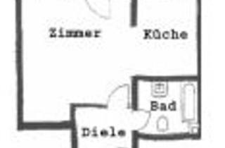 Wohnung kaufen in 97424 Schweinfurt, Schweinfurt - Attraktive 1,5 Zimmer Wohnung mit eigener Terrasse in Schweinfurt