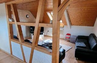 Wohnung kaufen in 72581 Dettingen, Dettingen an der Erms - Dachgeschosswohnung mit 6 Zimmern, Stellplatz und Kelleranteil!