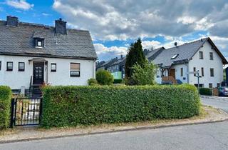Einfamilienhaus kaufen in 07349 Lehesten, Lehesten - Doppelhaushälfte mit Garten, Garage, Grundstück in ruhiger Lage