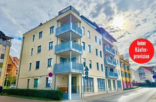 Wohnung kaufen in 17192 Waren, HORN IMMOBILIEN++ Waren (Müritz) am Stadthafen , schöne 3-Raum ETW mit Fahrstuhl, Stellplatz, EBK un